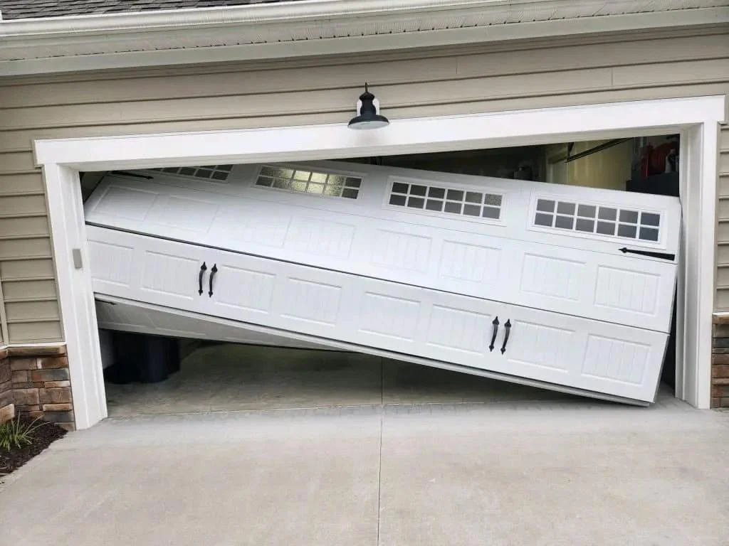 Bent Garage Door Panels